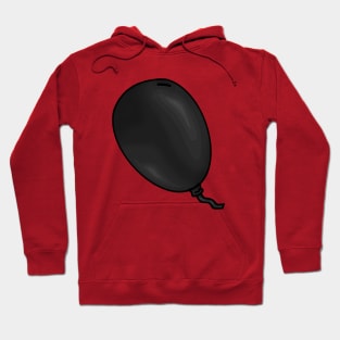 Black Balloon Floating - Balloon Hoodie